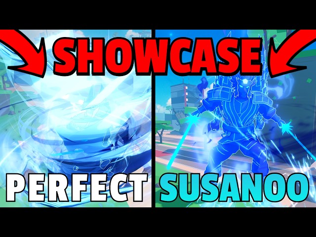 FULL *PERFECT SUSANOO BLOODLINE* SHOWCASE in ANIME FIGHTING SIMULATOR!