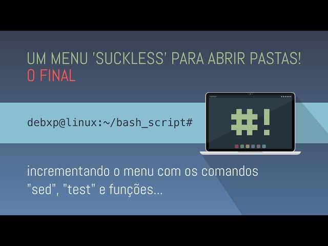 Um menu "suckless" para abrir pastas - final