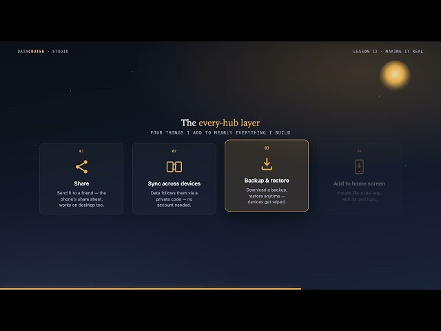 Vibe Software Development | Lesson 12: Making It Real — Responsive + the Every-Hub Layer