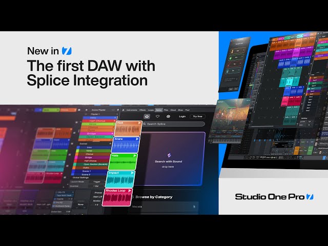 The First DAW with Splice Integration | New in Studio One Pro 7 | PreSonus