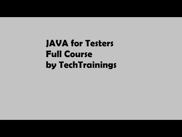 Core Java for Testers | Session 2 | Learn Java for Automation Testing (Selenium Ready)