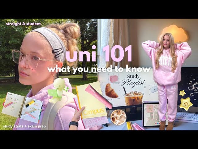 ᯓ★uni 101: get 100%, study tips, exam prep, & prevent burnout (slay the semester !!!)