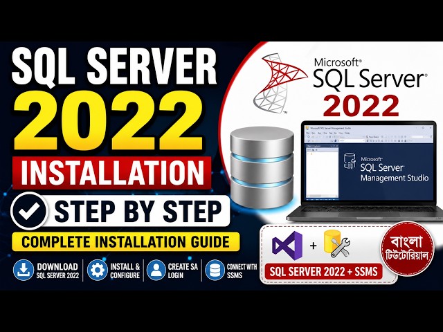 SQL Server 2022 Installation Step by Step | Complete Installation Guide | SQL Server 2022 + SSMS