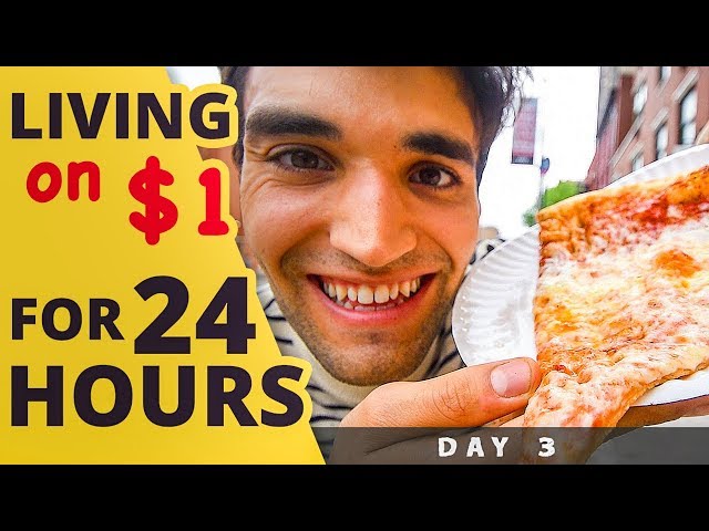 LIVING on $1 for 24 HOURS in NYC! (Day #3)