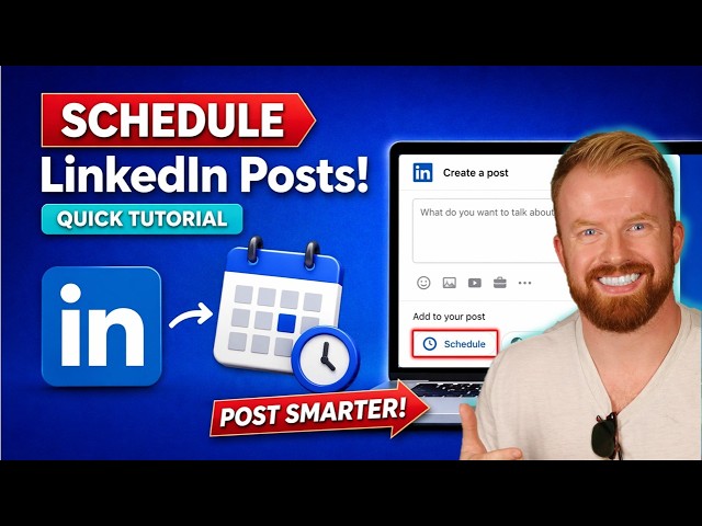 How To Schedule LinkedIn Post | Easy And Simple Tutorial