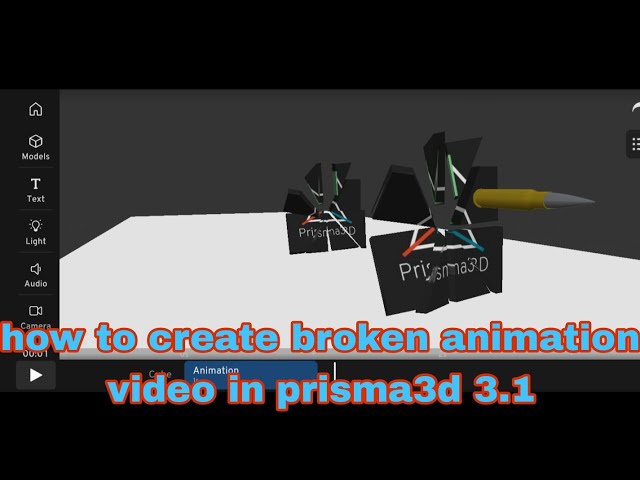 How to broken animation in prisma3d 3.1 || prismavisuals || physics simulation||#prisma3dtoturial