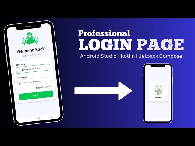 Jetpack Compose Login Screen | Kotlin Android Studio Tutorial