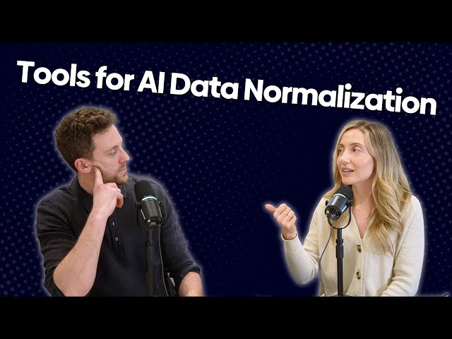 Tools for AI Data Normalization