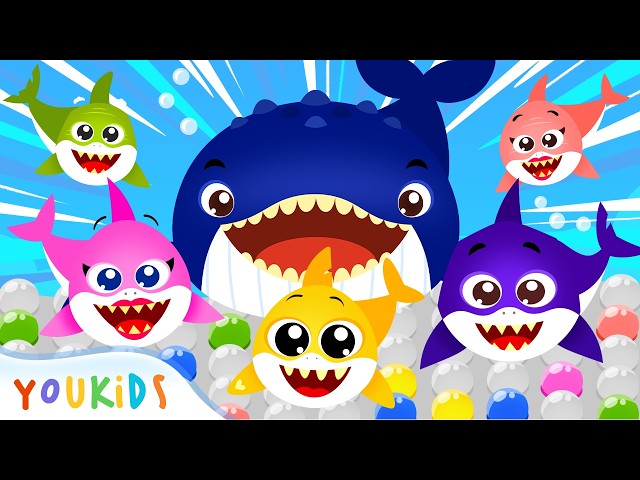 Pop It Challenge with Shark Family! 🦈💥 | Baby Shark Pop It Fun | YouKids Nursery Rhymes