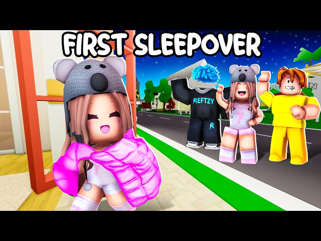 Baby Angel's FIRST SLEEPOVER..(Brookhaven)