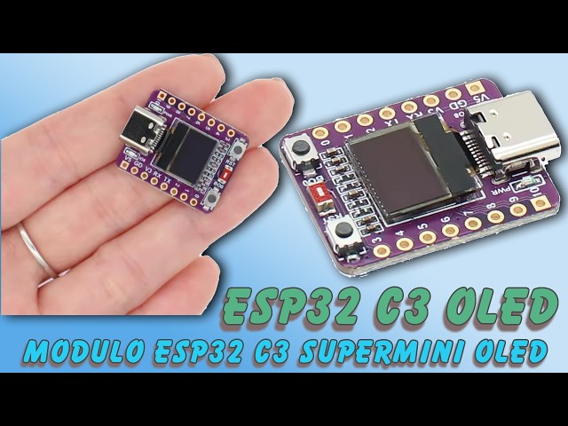 ESP32 C3 Super Mini OLED: How to easily get the display working.