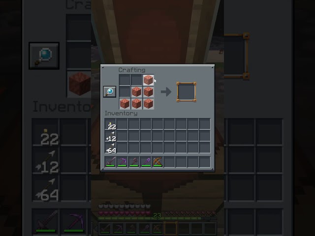 Minecraft Guide: How to craft Cut Copper Stairs #shorts #minecraft #shortvideo #tutorial #memes