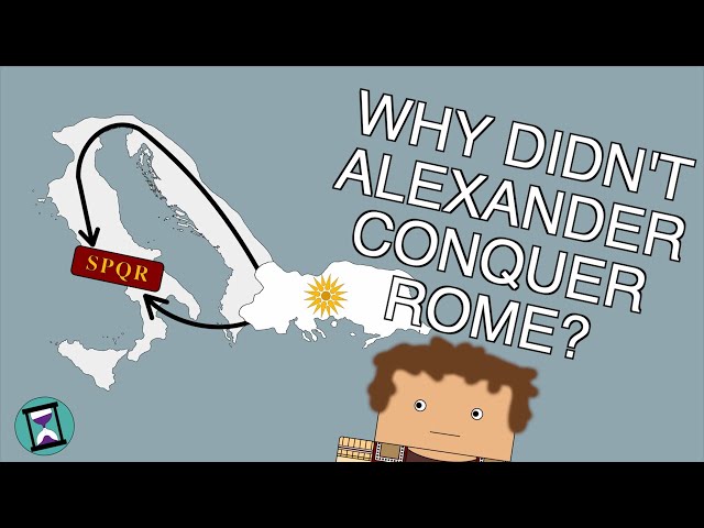 ¿Por qué Alejandro Magno no conquistó Roma? (Corto documental animado)