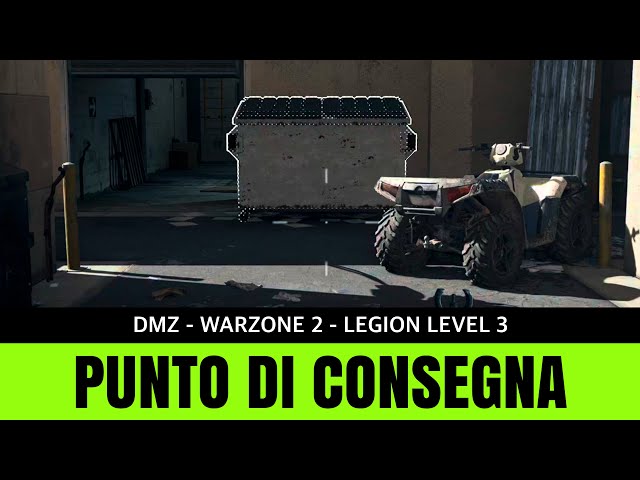 Punto di consegna | Cassonetto Al Mazrah City | DMZ | Legion Level 3 | Warzone 2