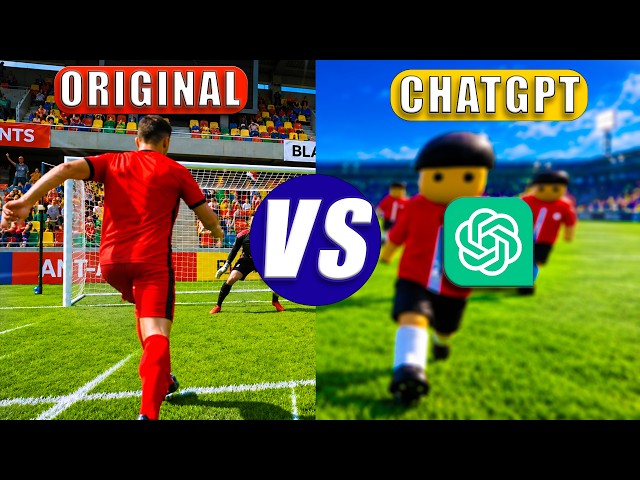 Is It Possible to Build a Football Game with ChatGPT? 😱 #chatgpt #ai