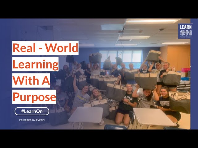 Real-World Learning With A Purpose