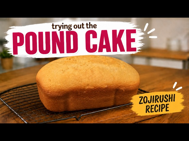 I Tried the Zojirushi Pound Cake Recipe