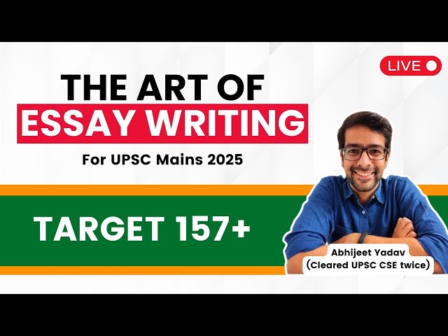 Strategy for Essay Writing | UPSC Mains Essay Paper
