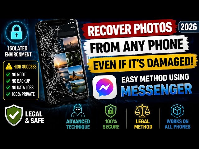 Extract All Photos from Broken Phone via Text WITHOUT Fixing Screen (Ethical)