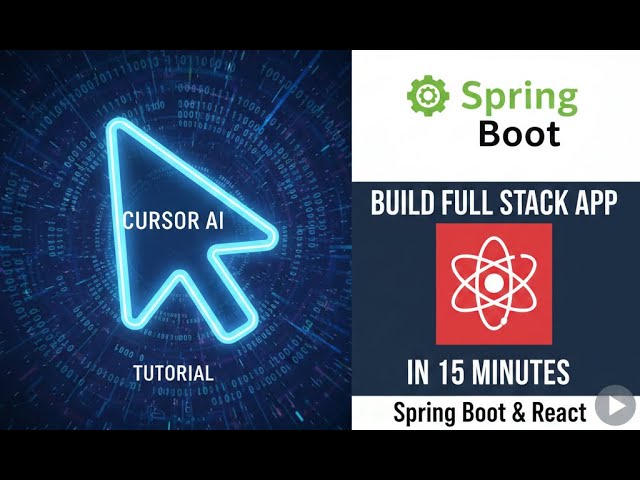 Cursor AI Tutorial: Build Full Stack App in 15 Minutes | Spring Boot & React