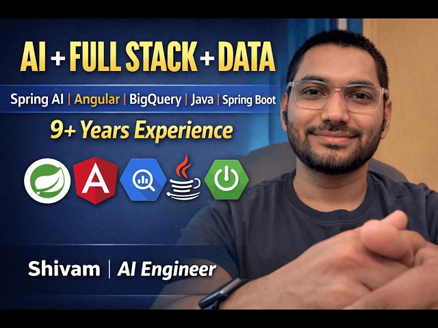 Senior Java Angular AI Fullstack Data & Cloud Engineer|  Spring AI | Bigquery | GCP