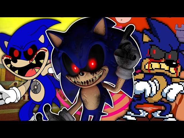 Sonic.exe in different animation styles || Sonic the Hedgehog