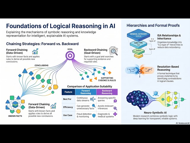 12. Forward vs Backward Reasoning, ISA Relationship & Resolution | Knowledge Representation