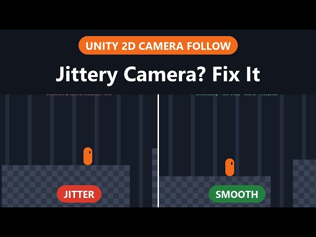 Unity 2D Camera Jittery? Smooth Follow, Look-Ahead & Bounds