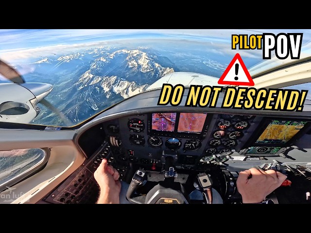 Flying an IFR Mountain Approach! (Pilot POV) Steep Descent!