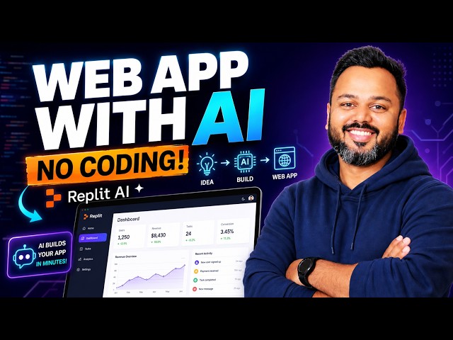 How To Build a Web App with AI in Minutes | No Coding Needed
