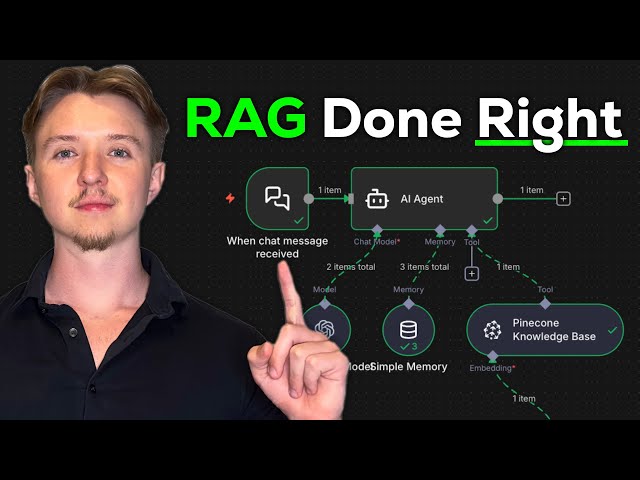 How to Add a Knowledge Base to Your N8N AI Agent (RAG Workflow Full Tutorial)