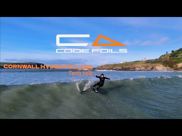 Introduction to the CODE FOILS team!! Gear breakdown! HYDROFOILING around home in CORNWALL!