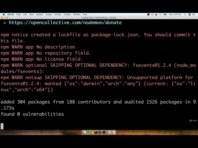 Docker and Kubernetes The Complete Guide: Dockerizing Multiple Services (09/18)