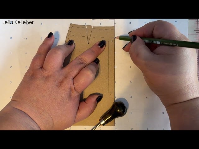 How to patternmake a skirt lining