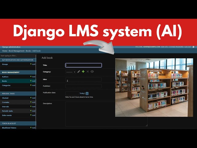 I Built a Django Library Management System Using FREE AI 🤯 (No Coding Needed!)