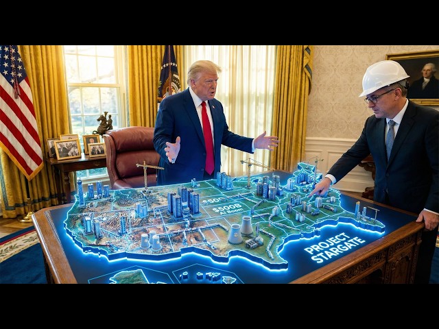 Trump's $500B AI Boom America's Future 🇺🇸: How the World's Largest Megaprojects Are Built (Concept)