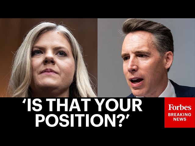 Josh Hawley Relentlessly Grills Trump FDA Nominee Over Her Views On Mifepristone