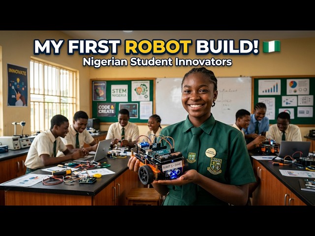 Students assembling and coding robot