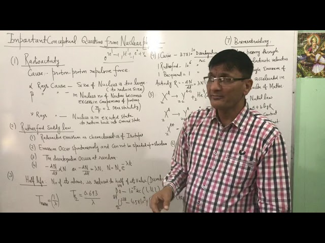 Conceptual Questions from nuclear physics (Interview special)