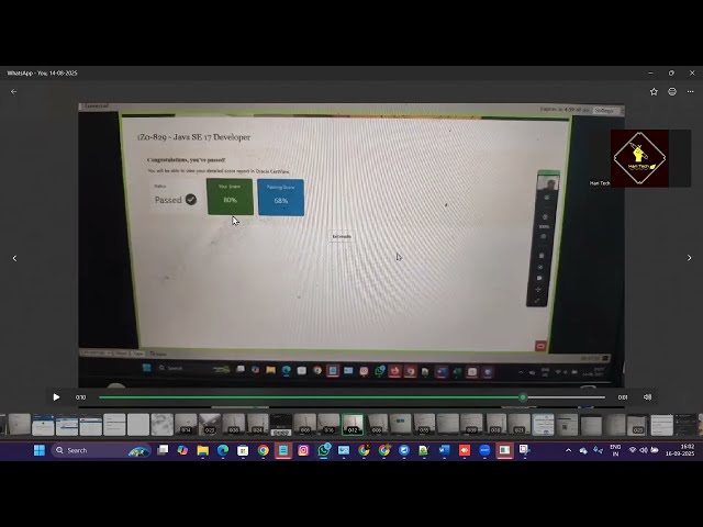 HOW TO CLEAR OCA JAVA CERTIFICATION CLEARED | 1Z0-829 | JAVA 17 VERSION | ORACLE CERTIFICATION DUMPS