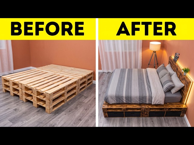 Amazing DIY Wooden Bed Projects for Mom and Little Ones! ❤️
