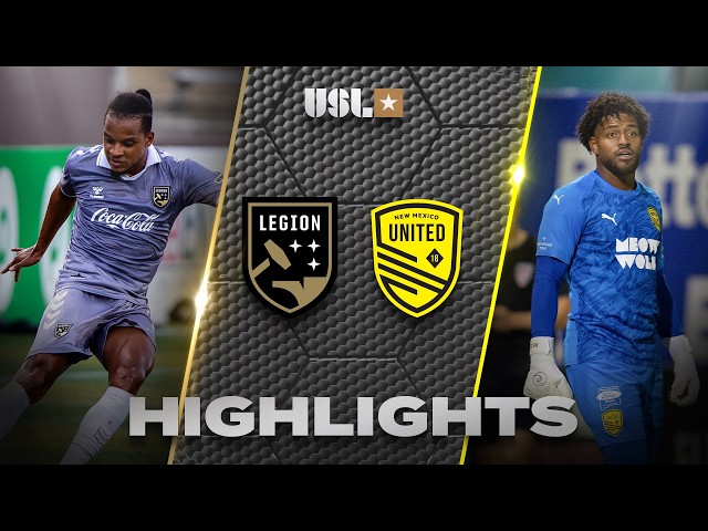 09.16.2026 | Birmingham Legion FC vs. New Mexico United - USL Championship Game Highlights