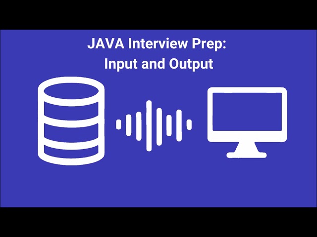 Java Interview Prep #07: Input and Output - AI-Generated Podcast