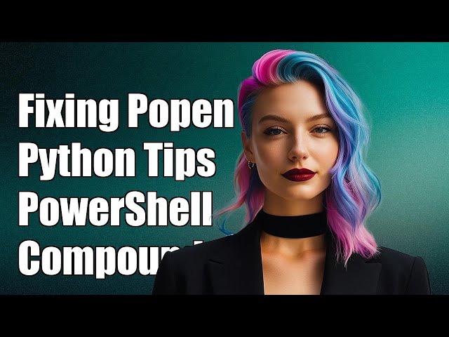 Fixing Python Popen Issues with Compound Commands in PowerShell