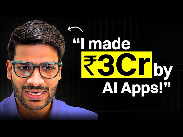 How This 26 Yr Old Made ₹3 Crores with AI Apps | Vibe Coding | Claude Code | #257 The Sanskar Show