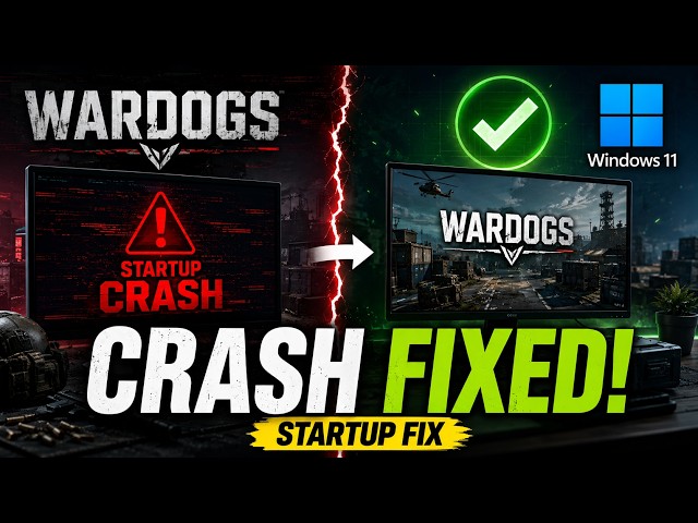 Wardogs Crashing on Startup? THIS Windows 11 Fix Worked!