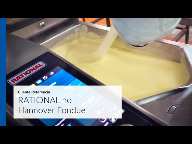 Tradição e inovação com #iVarioPro na produção do fondue Hannover | RATIONAL