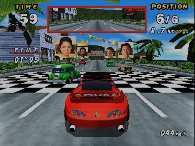 Namco Race On! 1998 -  Full Playthrough (All Tracks/All Cars unlocked) (Mame 287)
