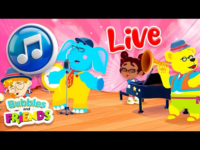 Best Music Compilation for kids! | 24 Minutes of Fun Learning Songs with Bubbles and Friends