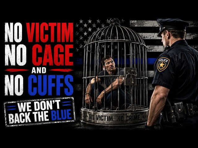 NO VICTIM? NO CUFFS AND NO CAGES - WE DON'T BACK THE BLUE